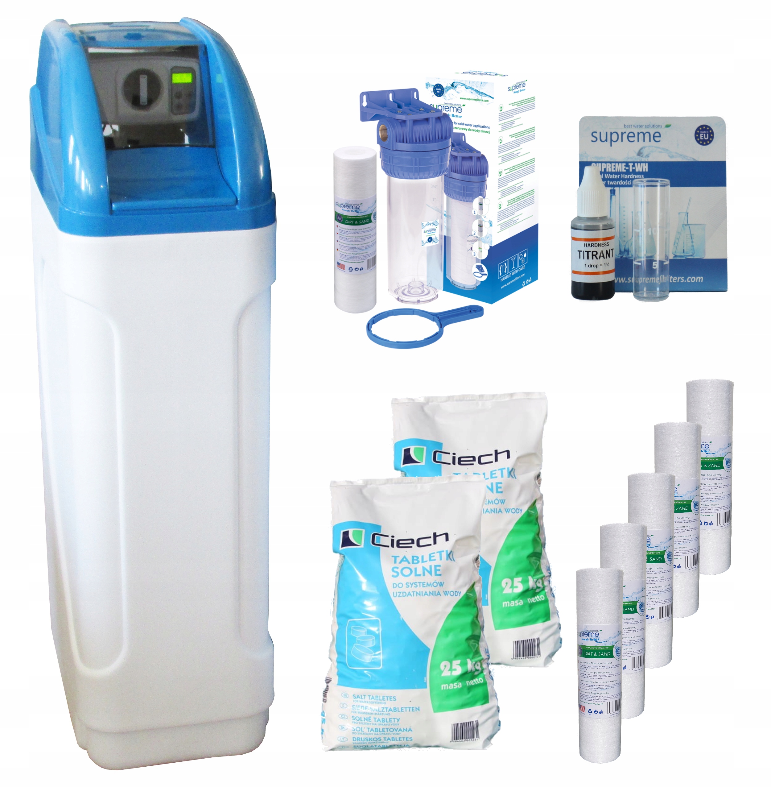 ZMIĘKCZACZ WODY OCEAN BNT 30 FILTR + SÓL + TESTER