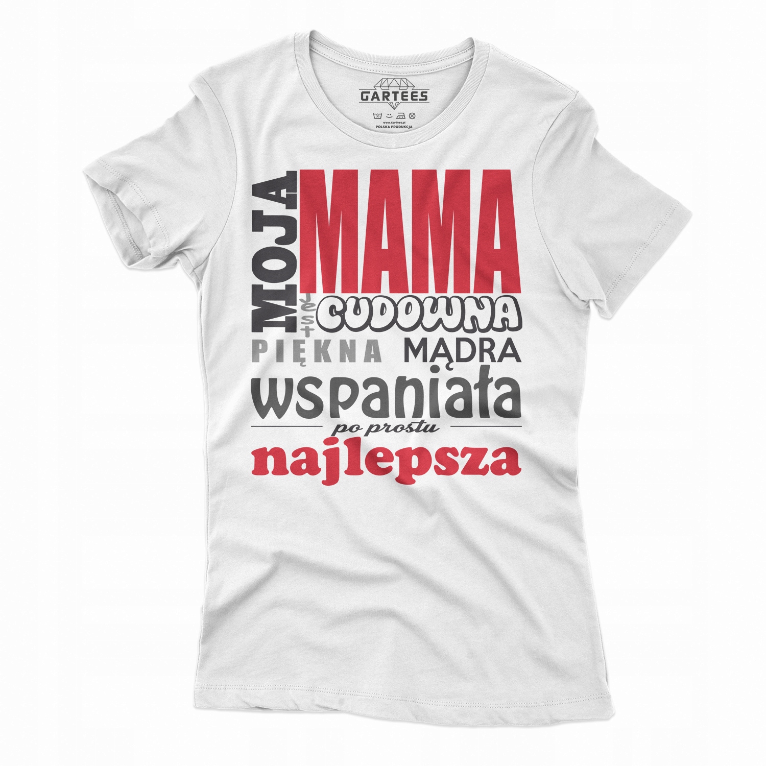 

Koszulka Damska Tshirt Moja Mama Jest Cudowna