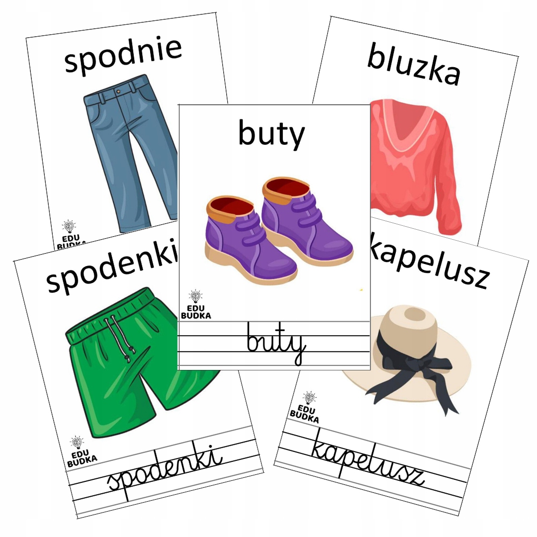 

Karty Obrazkowe UBRANIA|27 szt