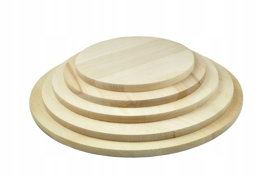 

Deska do krojenia drewniana Pizza przekąski fi25cm