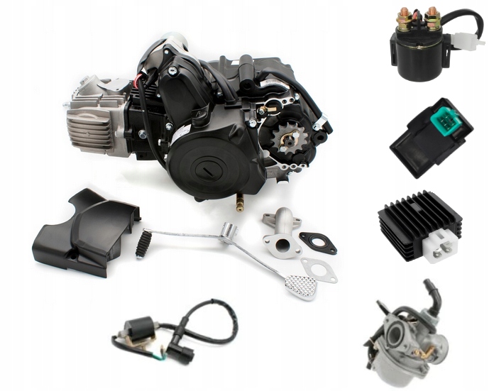 Silnik Quad ATV 110 125 KXD Loncin Półautomat 1+1