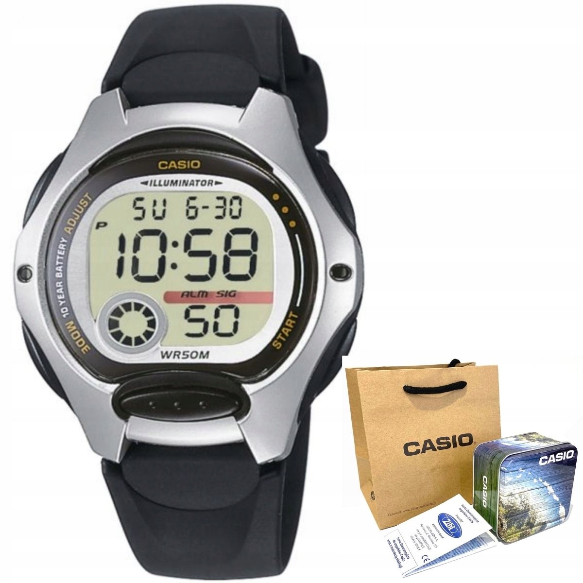 CASIO ZEGAREK DZIECIĘCY LW-200-1AV