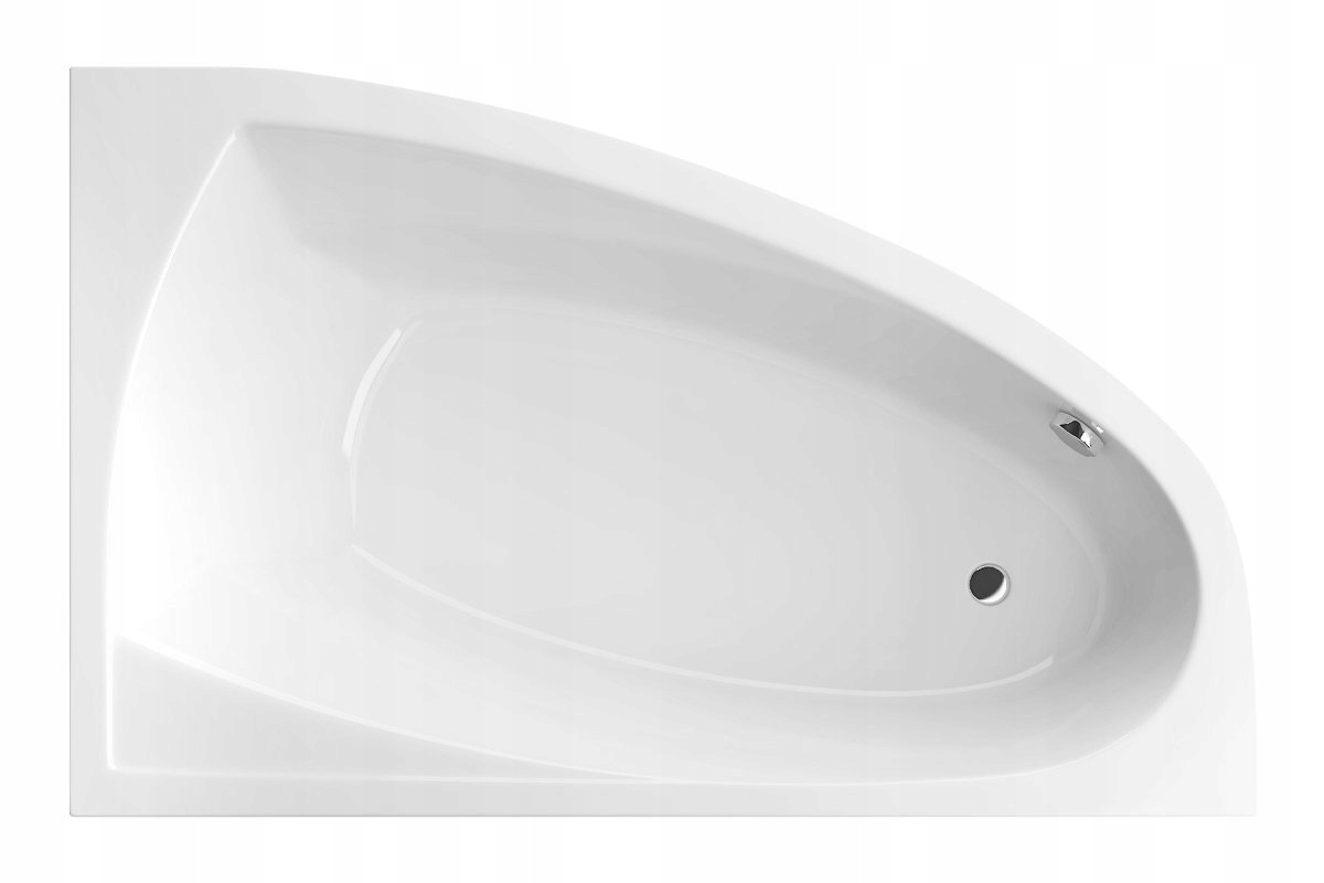Asymetrická vana Aquaria Comfort 160x100 pravá