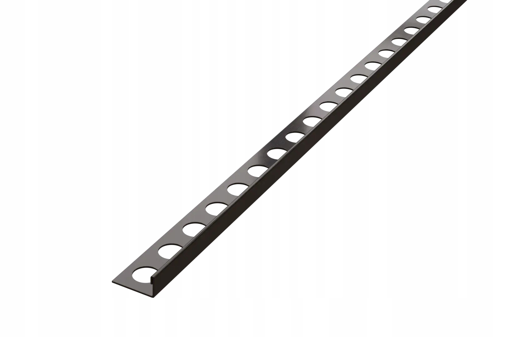 Ozdobný Lícový Profil J Gunmetal Pro Dlaždice 12,5 mm x 270 cm