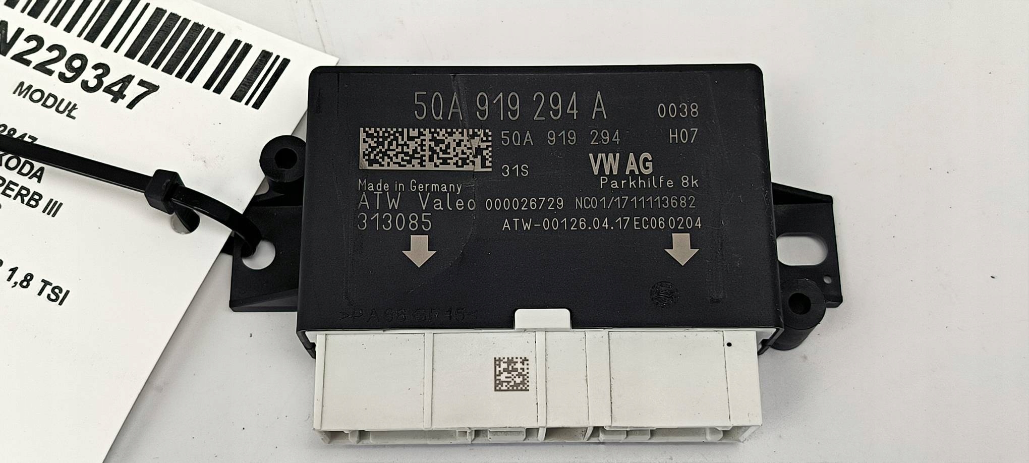 modulo parcheggio PDC 5QA919294A SKODA SUPERB III
