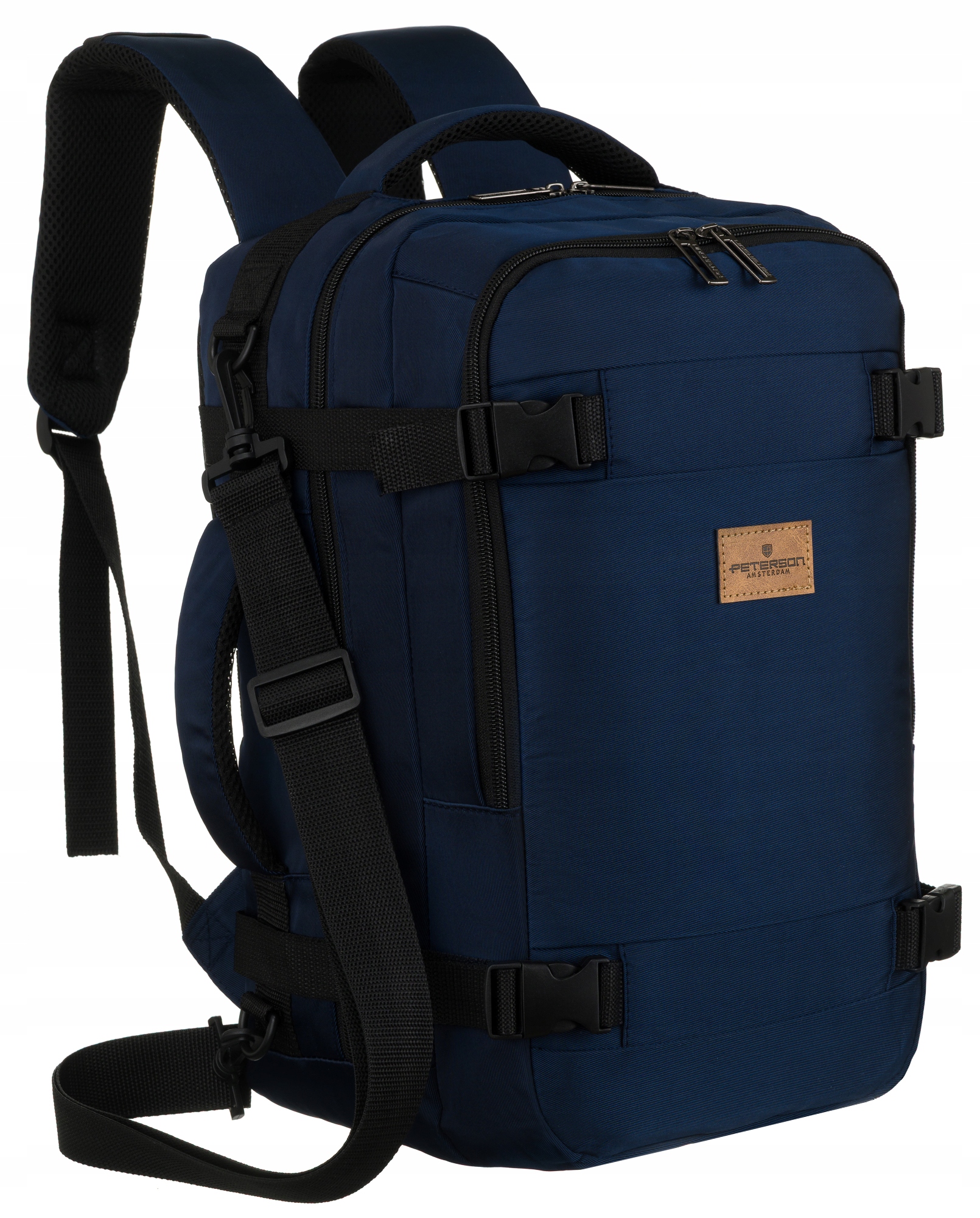 Plecak podróżny do samolotu 40x20x25 torba bagaż podręczny Peterson