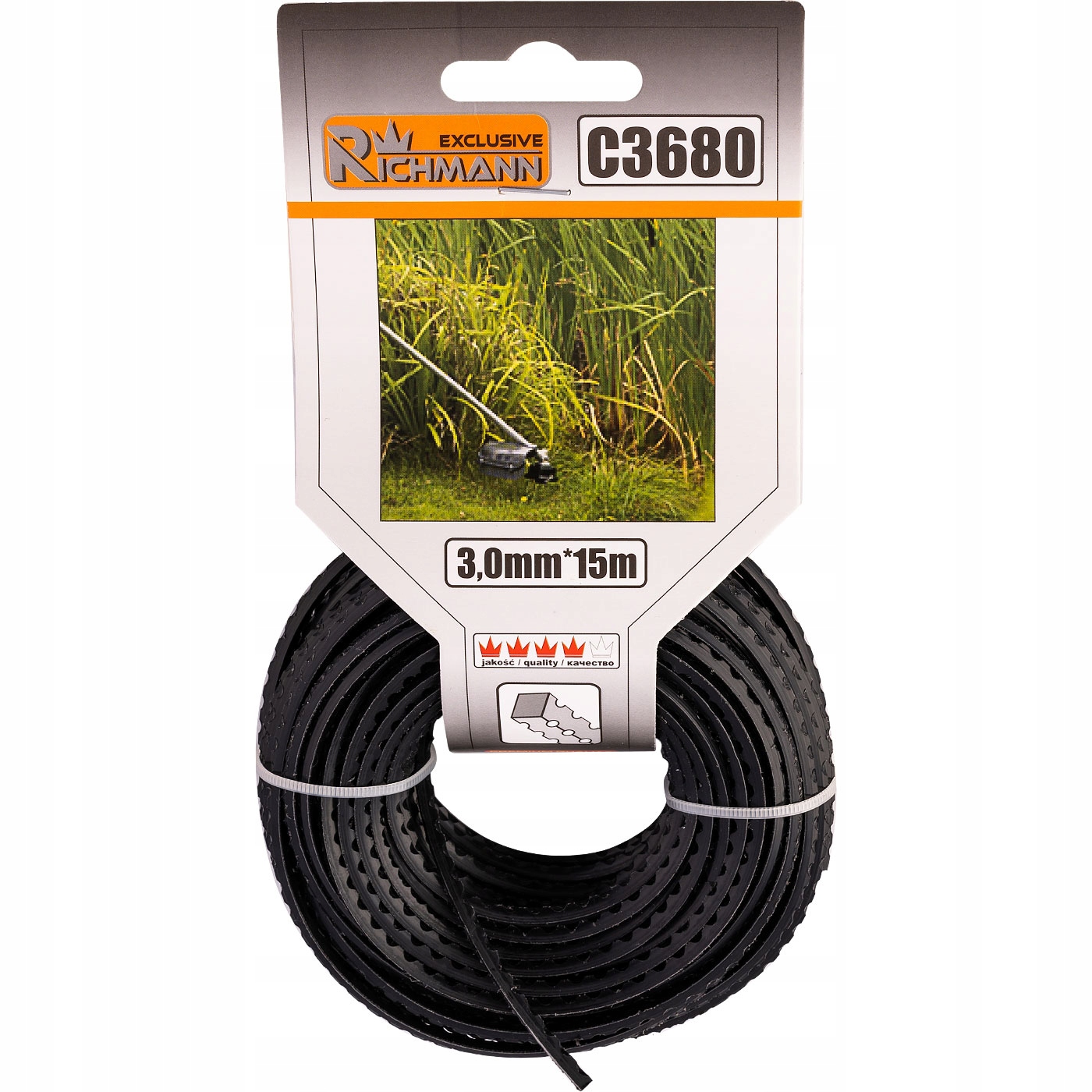

Żyłka Z Zębami Do Kosy 3MM/15M Richmann C3680
