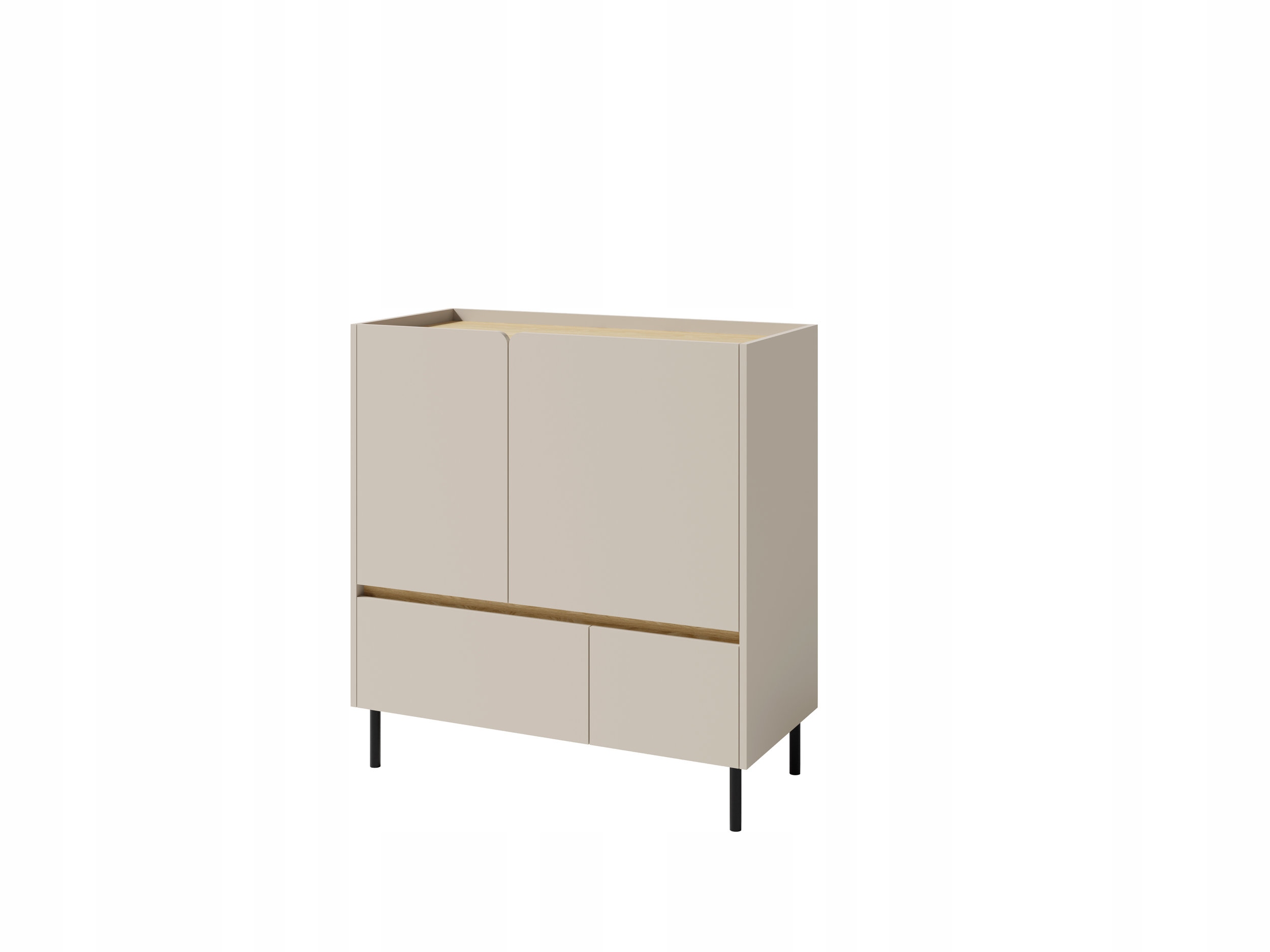 Komoda Muro 95 cm do obývacího pokoje, ložnice, odstíny béžové