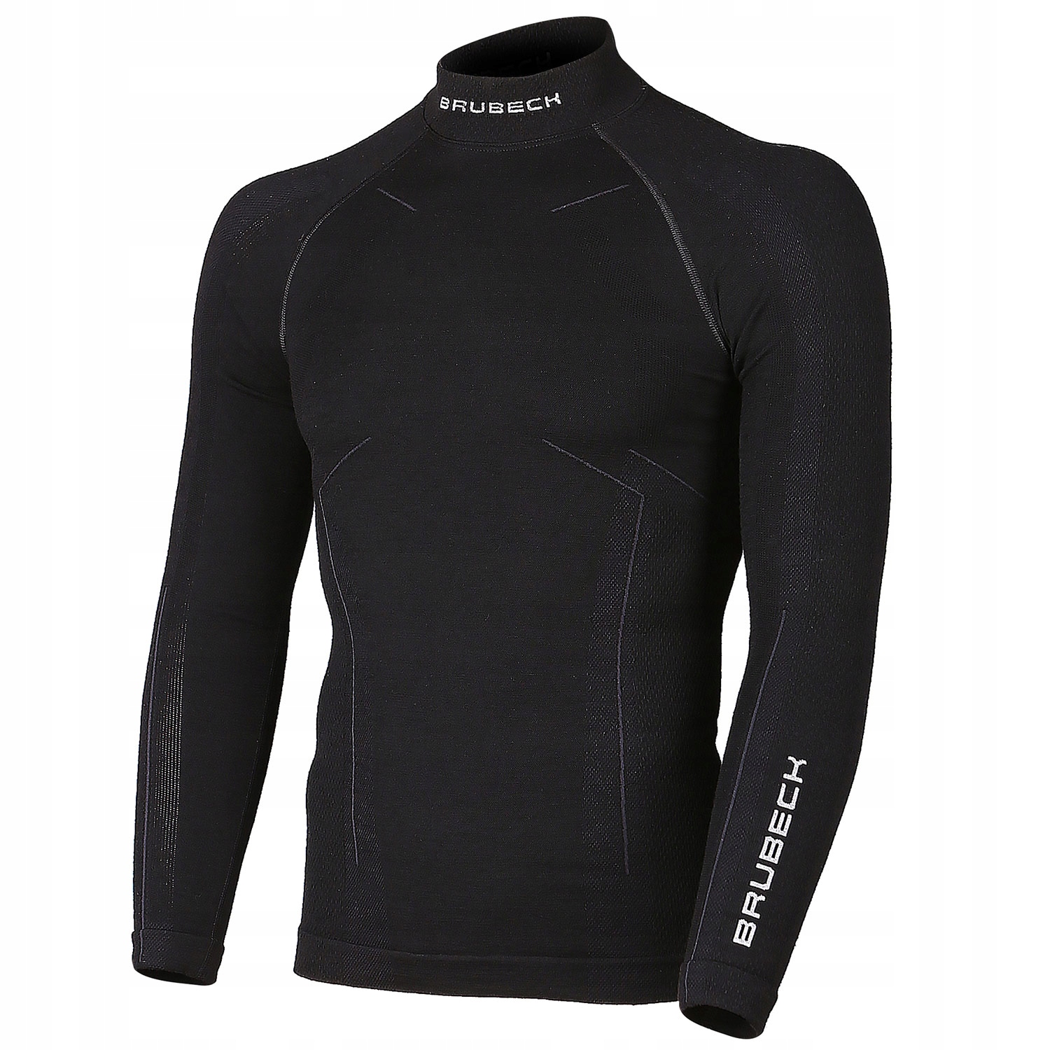 BRUBECK KOMPLET BIELIZNY TERMOAKTYWNEJ WEŁNA MERINO EXTREME WOOL CZARNY M Rozmiar M