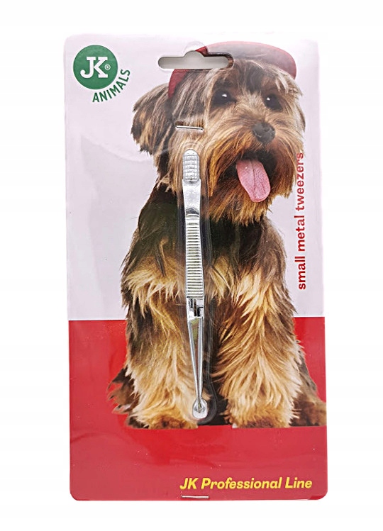 

Pęseta do wyciągania kleszczy S metalowa