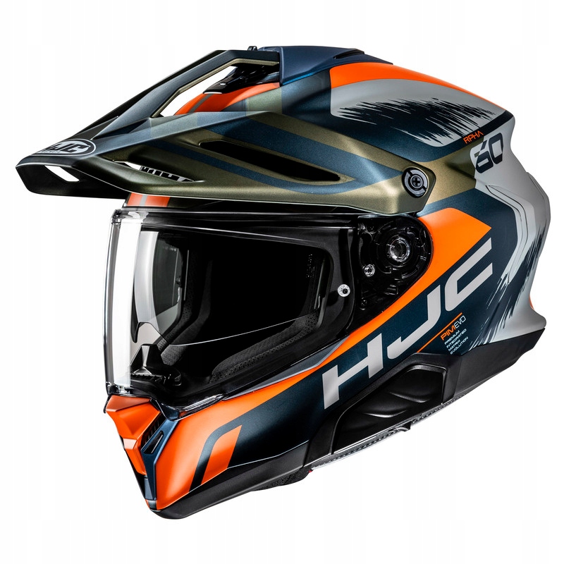 Motocyklová Prilba Hjc RPHA60 Quid Grey Orange L