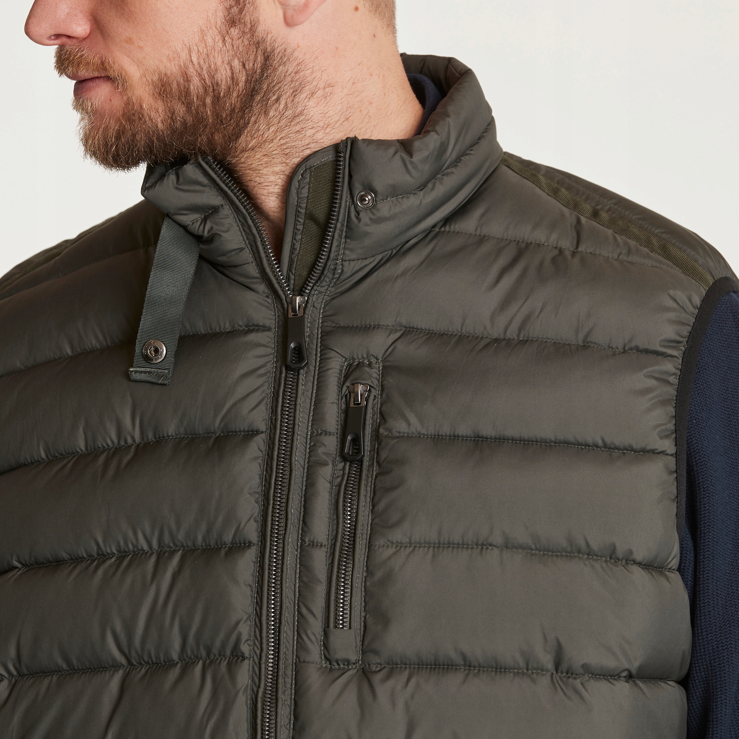 NORTH DUŻY ROZMIAR KAMIZELKA PUCHOWA 6XL 182cm Zapięcie zamek