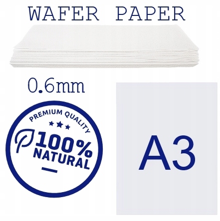 Papier Jadalny Opłatkowy 0,6mm A3 50 szt.