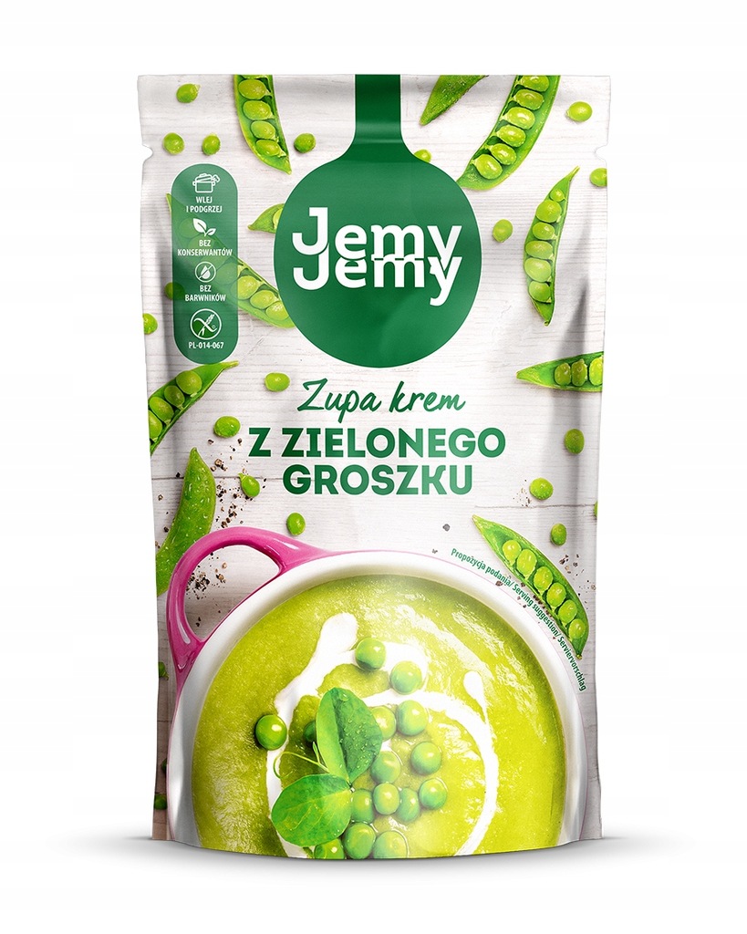 Levně 7x Jíme Jemy Polévka s krémem ze zeleného hrášku 375 g