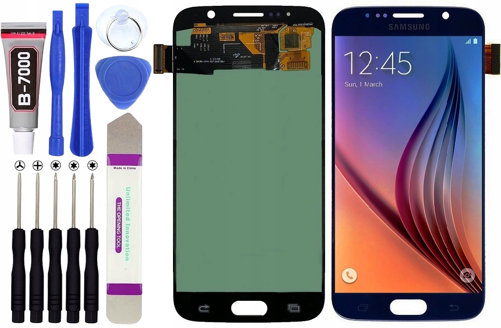 Displej pro Samsung Galaxy S6 G920 Oled LCD displej Granátové jablko