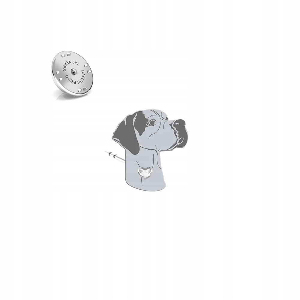 Odznak se psem Pointer 925 Šperky Žena Věnování Bonus