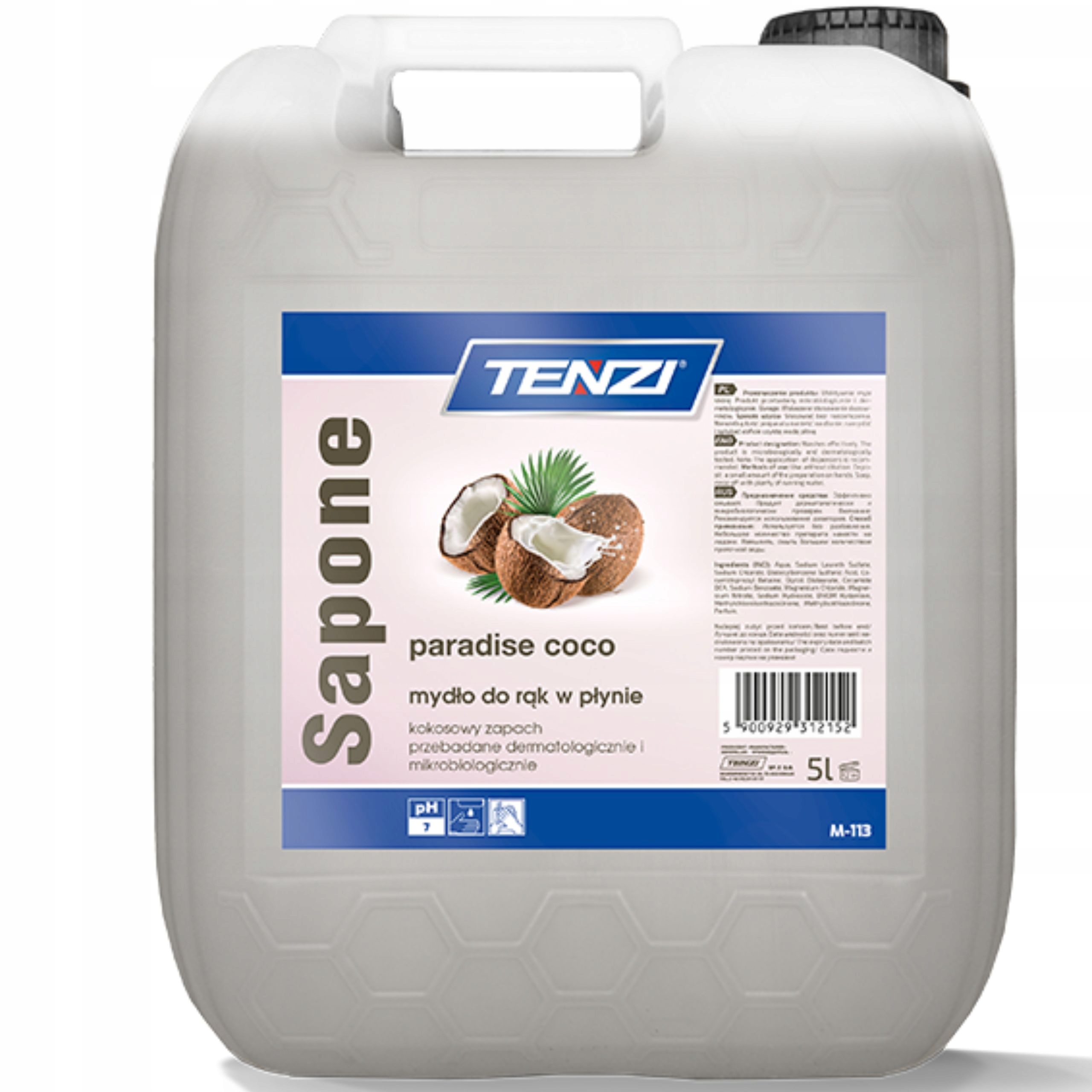 

Tenzi Sapone Paradise Coco Mydło do rąk 5L