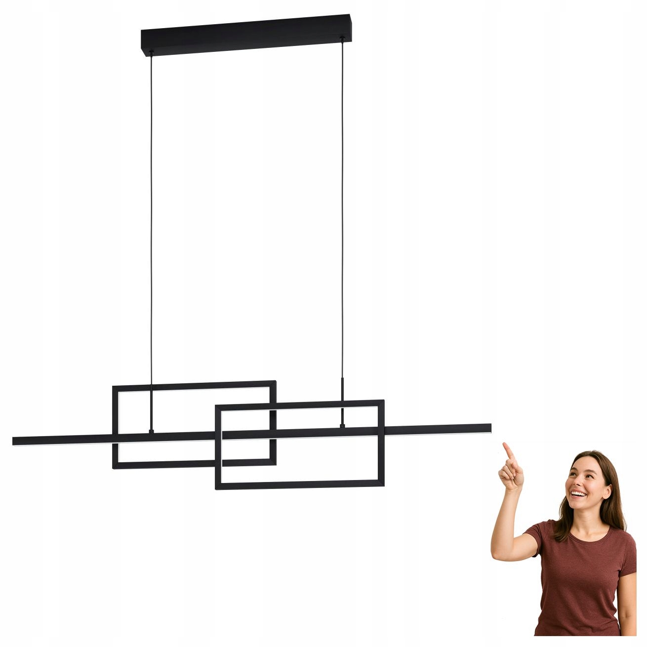 Závěsná Led lampa 28W Puebla 39797 Eglo