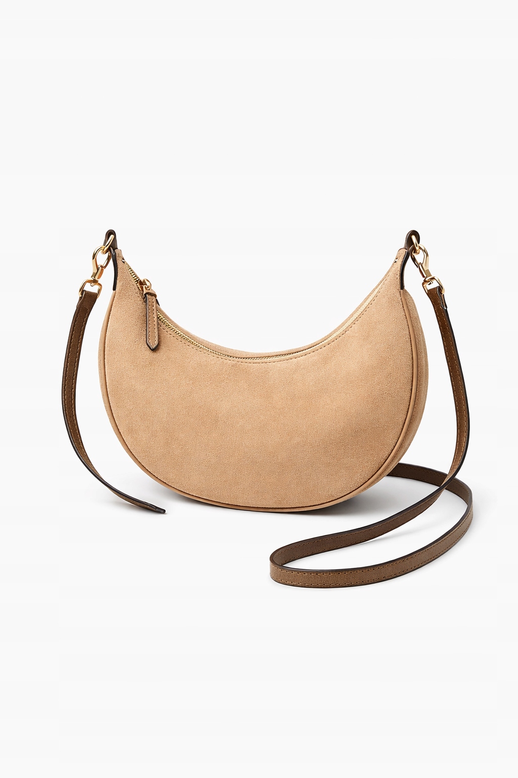 All Saints Klasická Béžová Kožená Kabelka S Ochrannými Nožičkami I4C