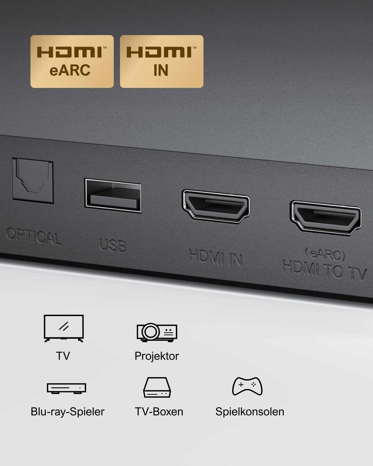 ULTIMEA System Dźwięku 7.1 Dolby Atmos 460W Soundbar z Subwooferem — miniatura 9