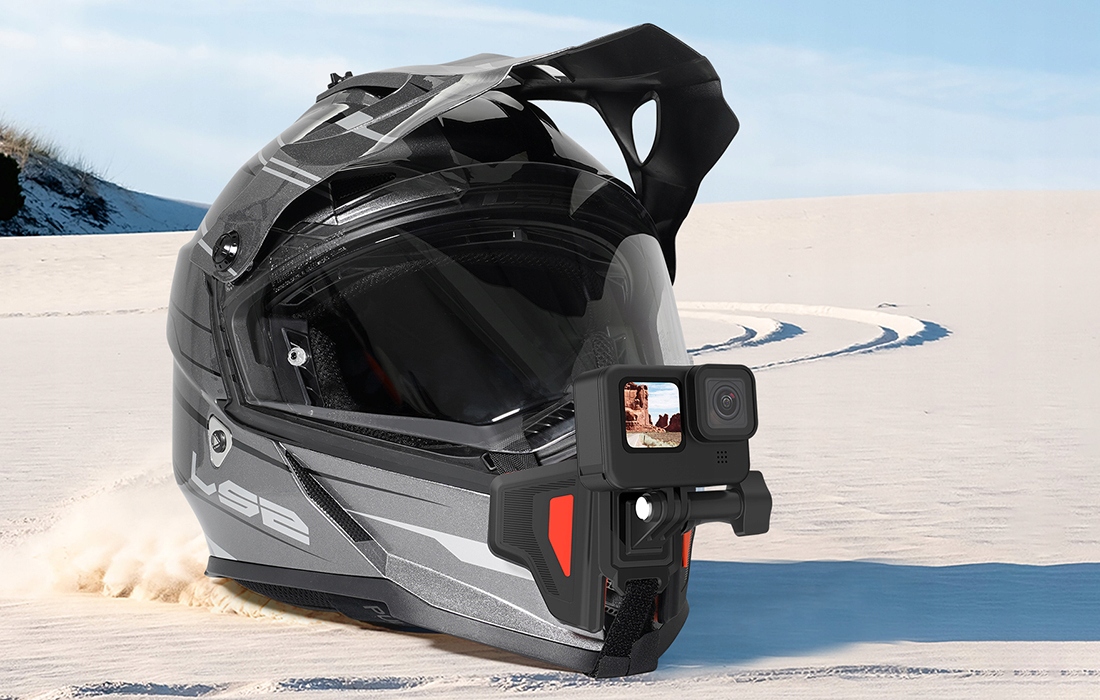 TELESIN SOLIDNE MOCOWANIE KLIPS NA KASK DO KAMER SPORTOWYCH I TELEFONÓW Model GP-HBM-MT2