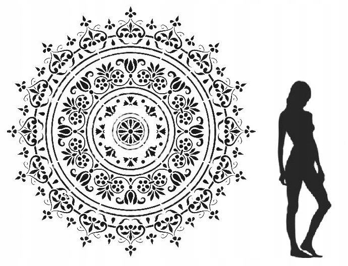 Omítací malířská šablona 230x230 velkoformátový architektonický beton