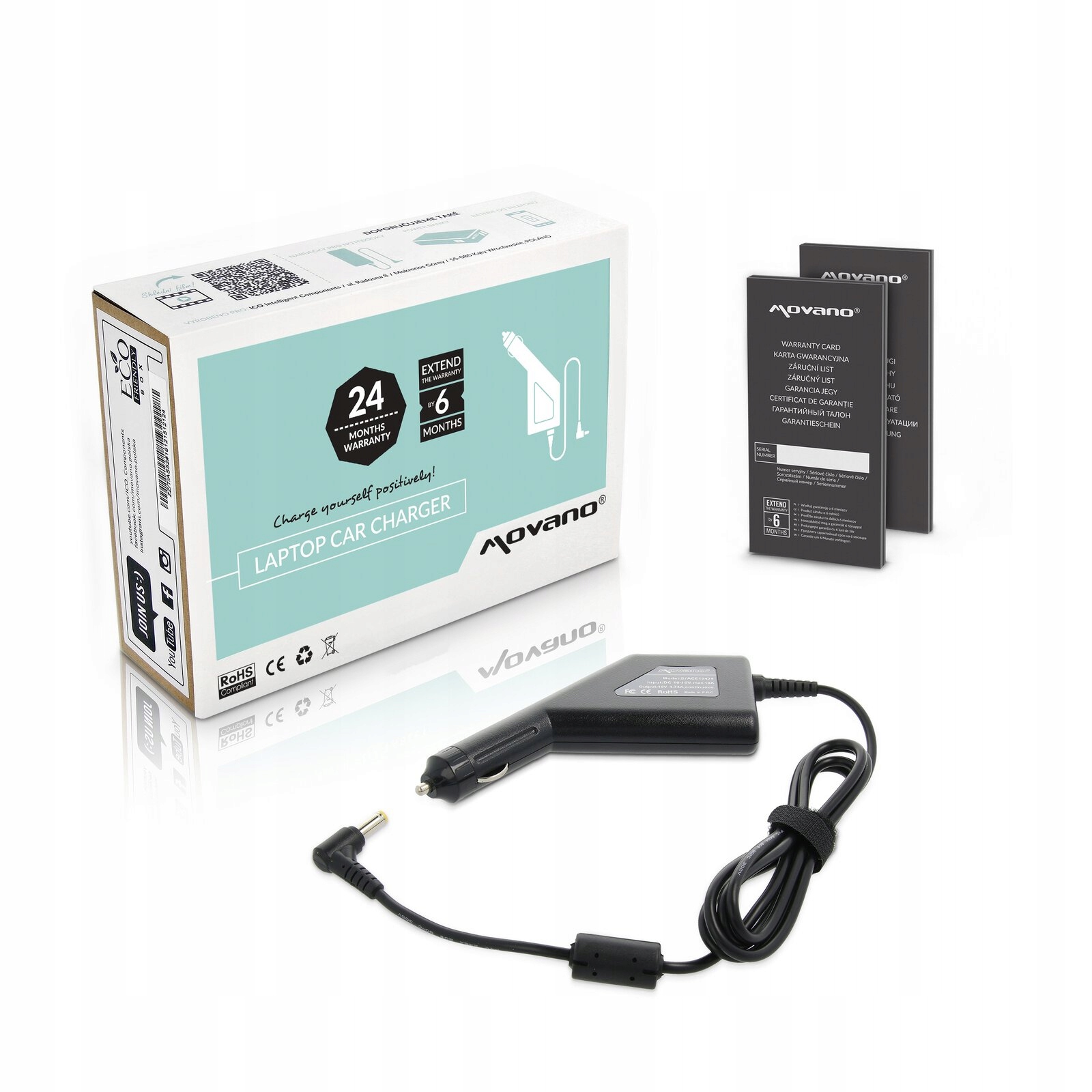 

Ładowarka samochodowa 19V do Acer 5.5x1.7mm 90W