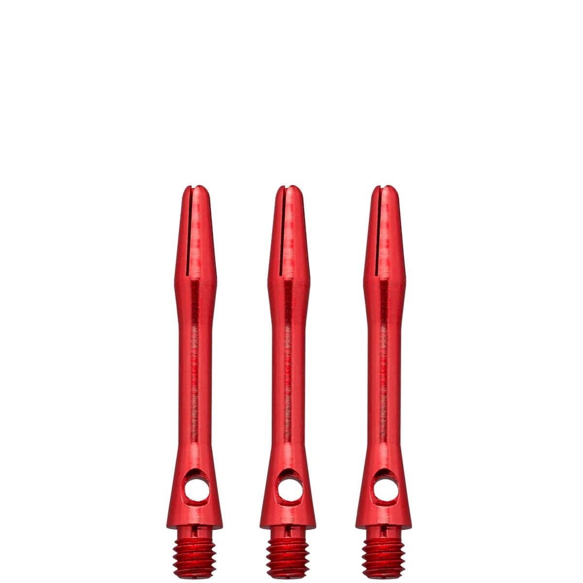 Shafty Designa Aluminium do Lotek Rzutek Dart Czerwone Short