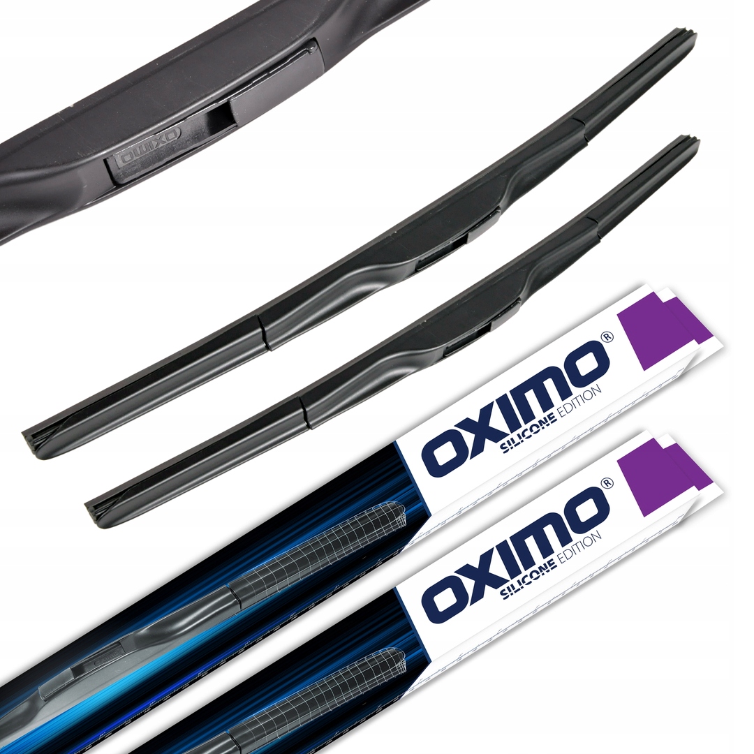 Oximo Wycieraczki Samochodowe WUH600 WUH400 600/400 mm Hybrydowe Ciche
