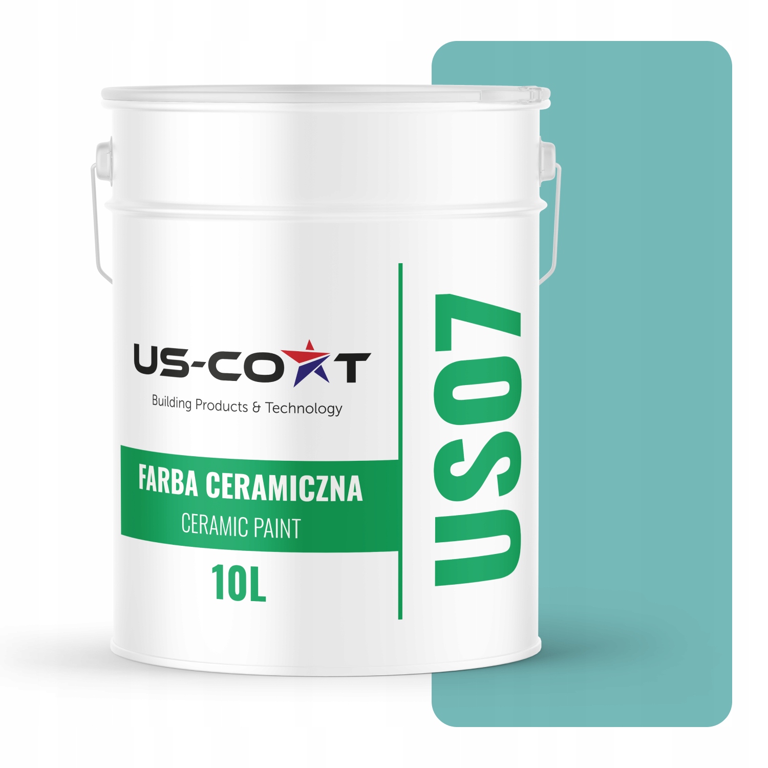 Keramická Farba Na Stenu Tyrkysová Farba H1441 10L Matná Na Steny Stropov
