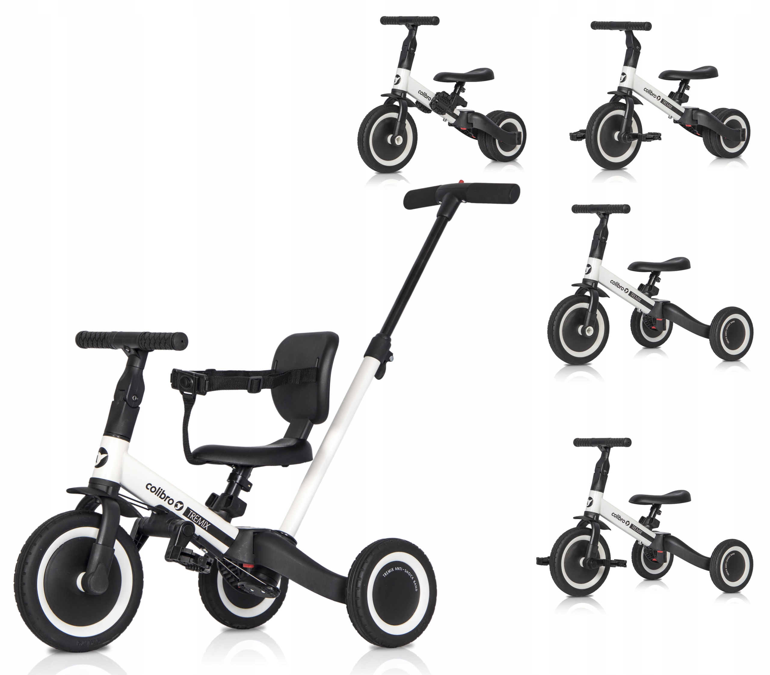 Rowerek rower trójkołowy dla dzieci TREMIX UP 6w1+