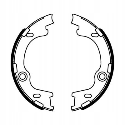 ZESTAW SZCZĘK HAMULCOWYCH, HAMULEC POSTOJOWY Stan opakowania oryginalne