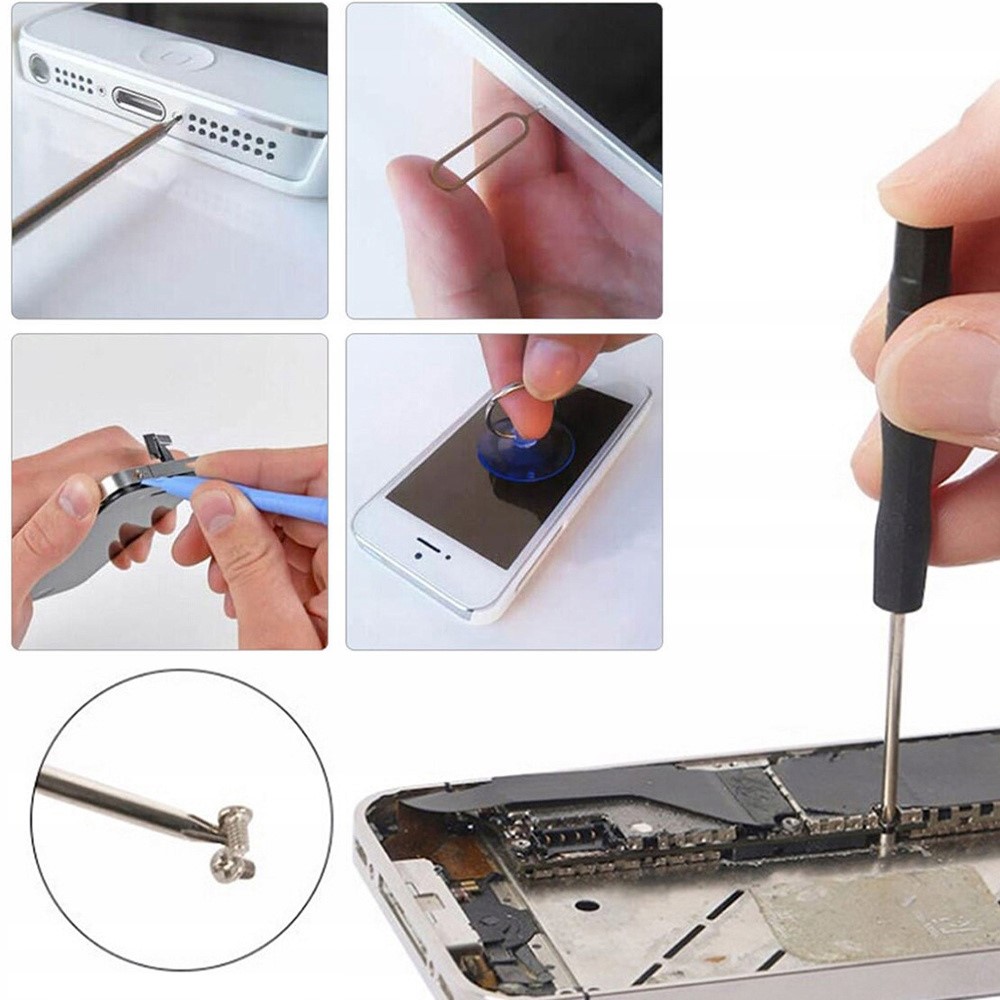 PRECYZYJNE NARZĘDZIA SERWISOWE DO NAPRAWY TELEFONU WYMIANA WYŚWIETLACZ KLEJ Model 12W1