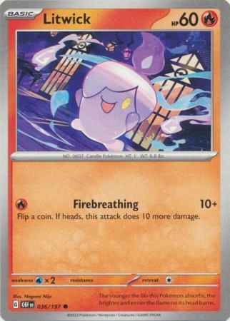 Litwick 036/197 Common Pokemon