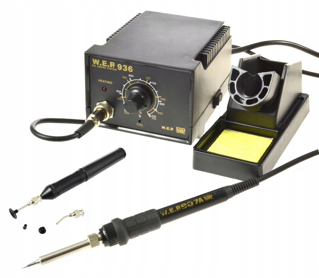 

Stacja Lutownicza Wep 936 +Chwytak podciśnieniowy