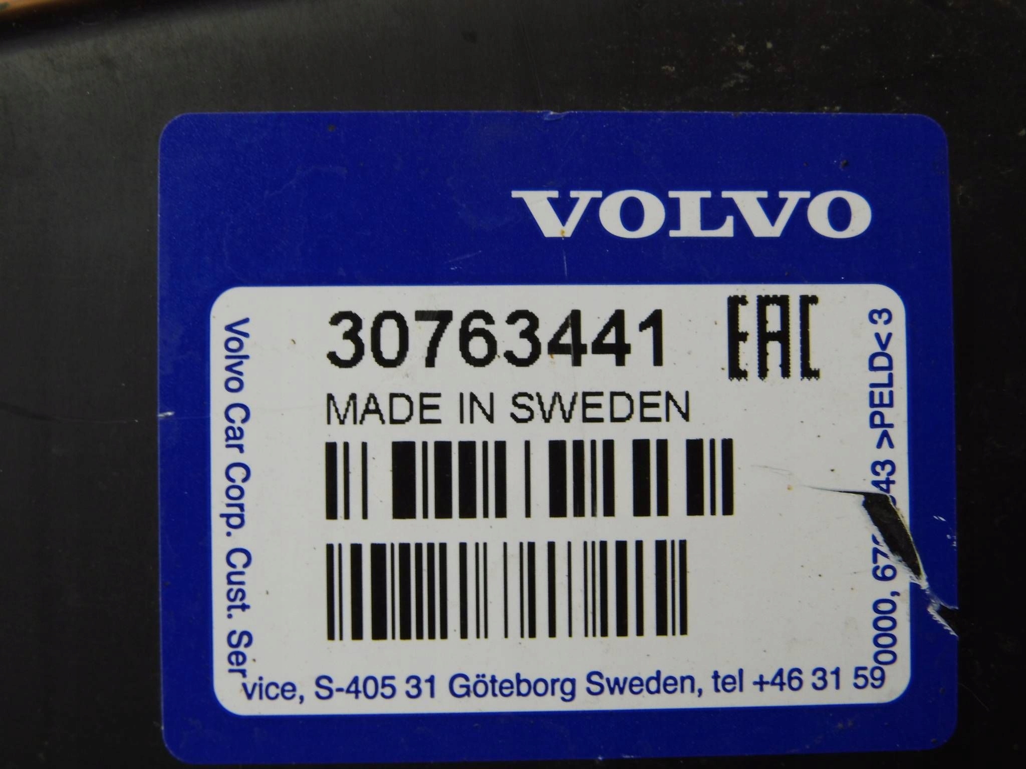 Volvo XC60 e 2008-2016 Supporto maniglia staffa Paraurti posteriore 30763441