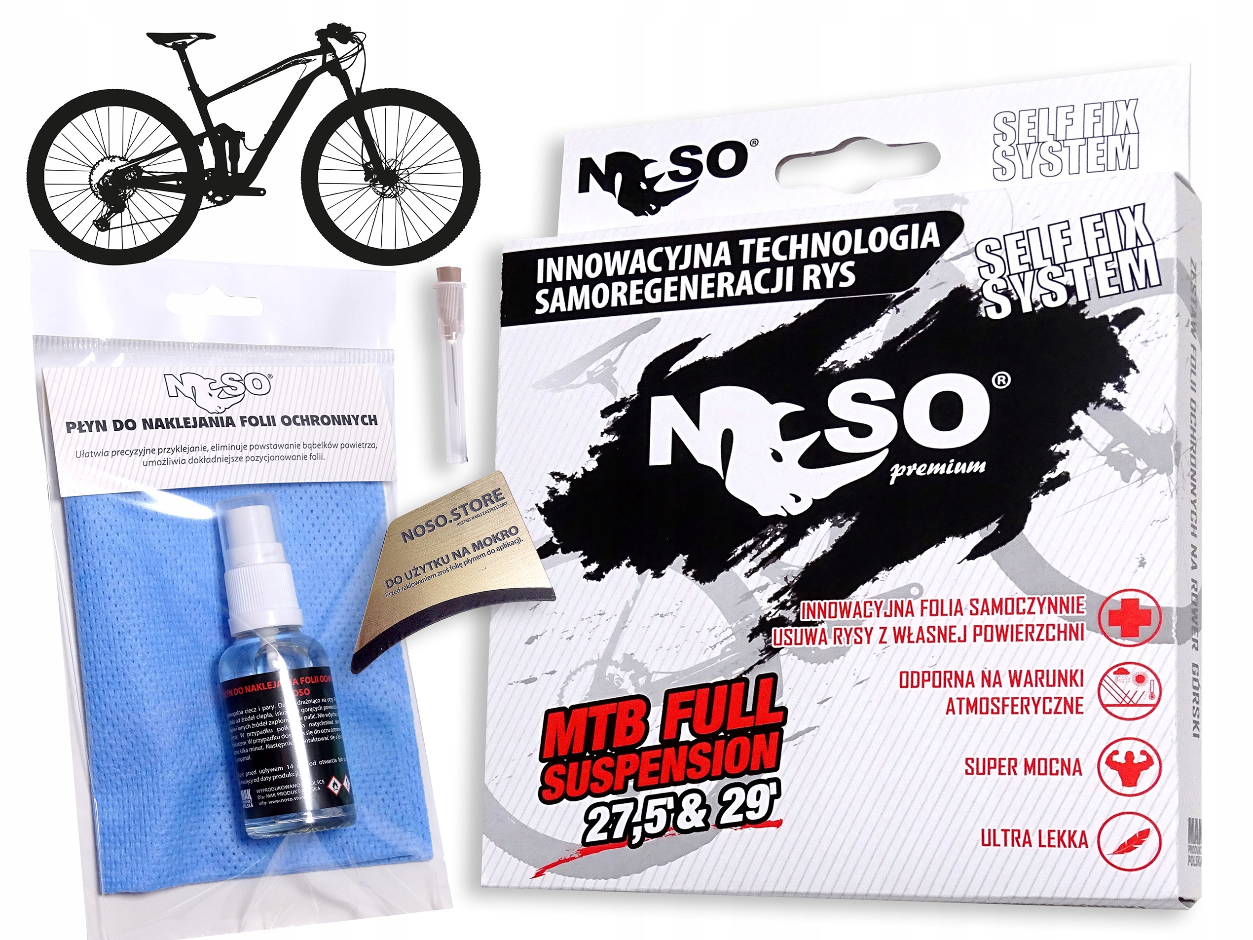 Fólie na kolo Mtb Full zestw XXL|fólie Mat s-reg Ppfh Premium