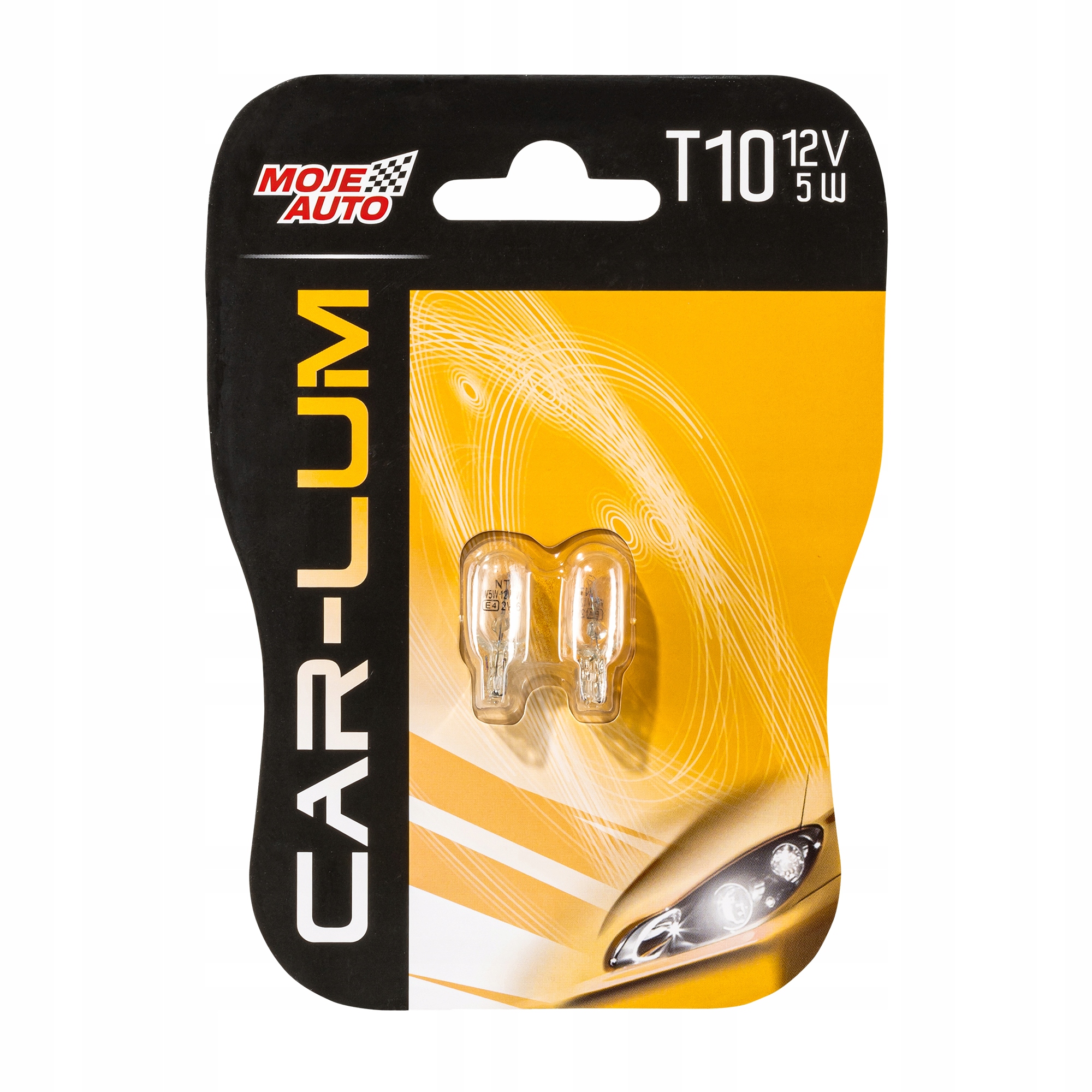 Moje Auto Żarówka 12V W5W 5W T10 Tablica Pozycyjna