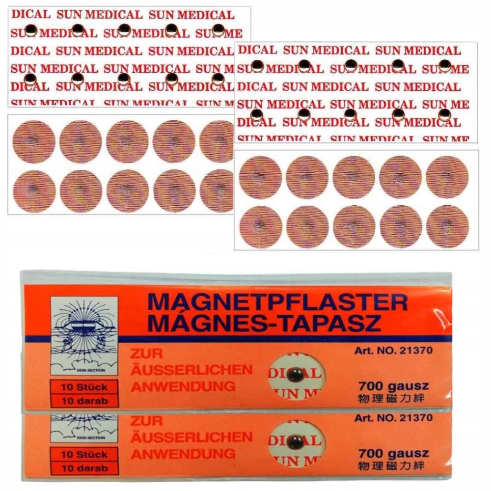 

Plastry przeciwbólowe magnetyczne 20 szt