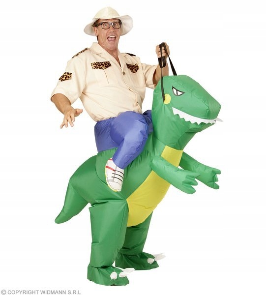 Kostým Nafukovací Dinosaurus Max Unisex