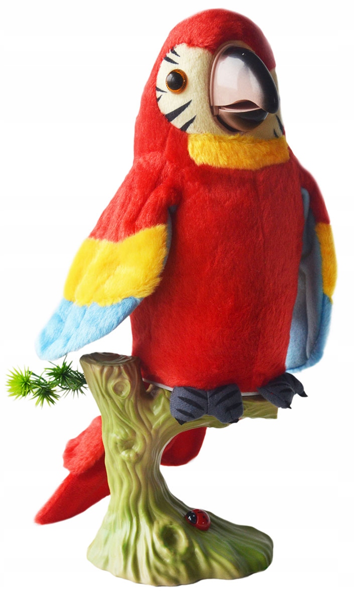 INTERAKTYWNA GADAJĄCA PAPUGA TAŃCZY PRZEDRZEŹNIACZ