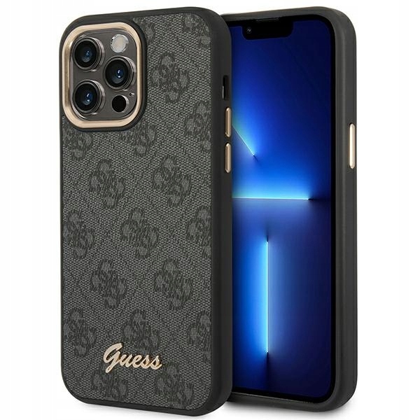 Pouzdro Guess GUHCP14XHG4SHK pro iPhone 14 Pro Max 6,7", černé/black, tvrdé pouzdro 4G
