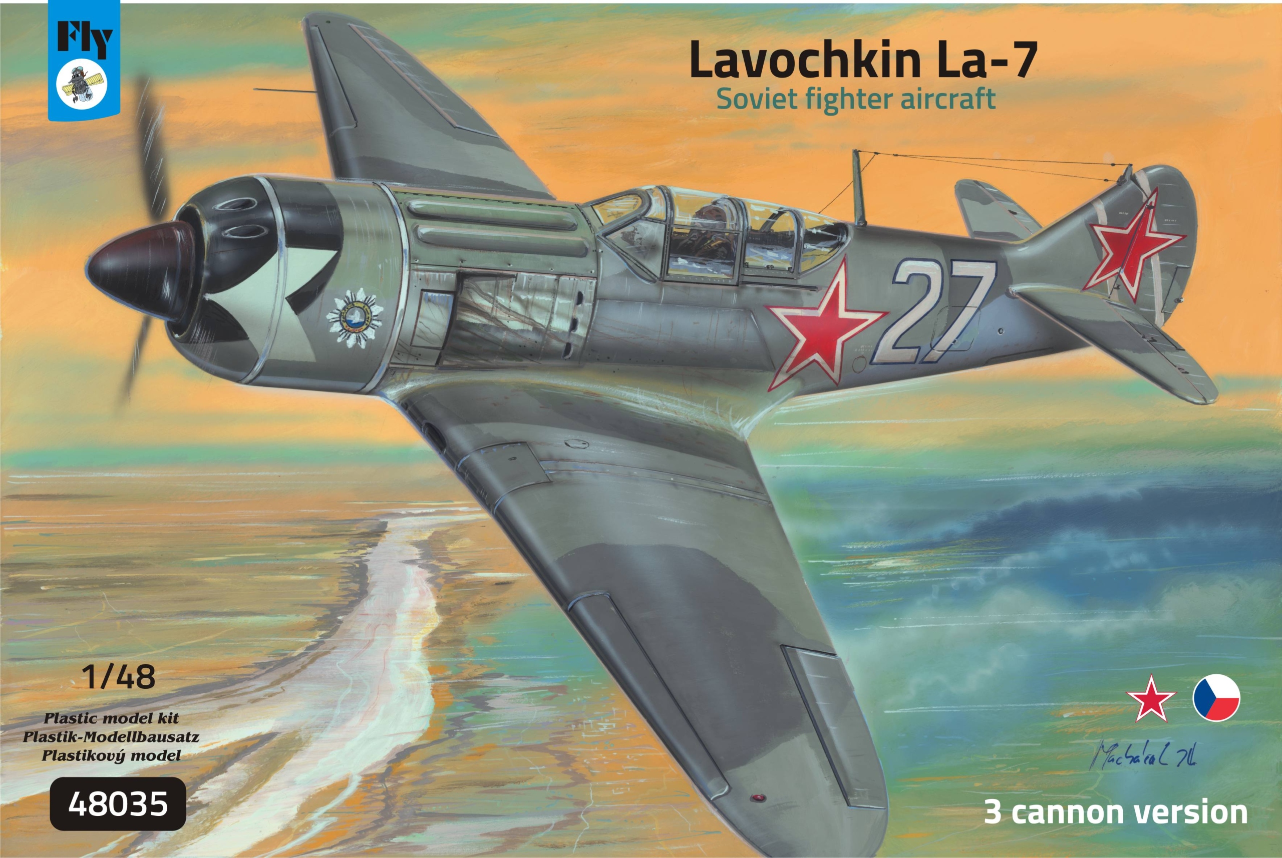Lavochkin La-7 3 cannon version fly48035