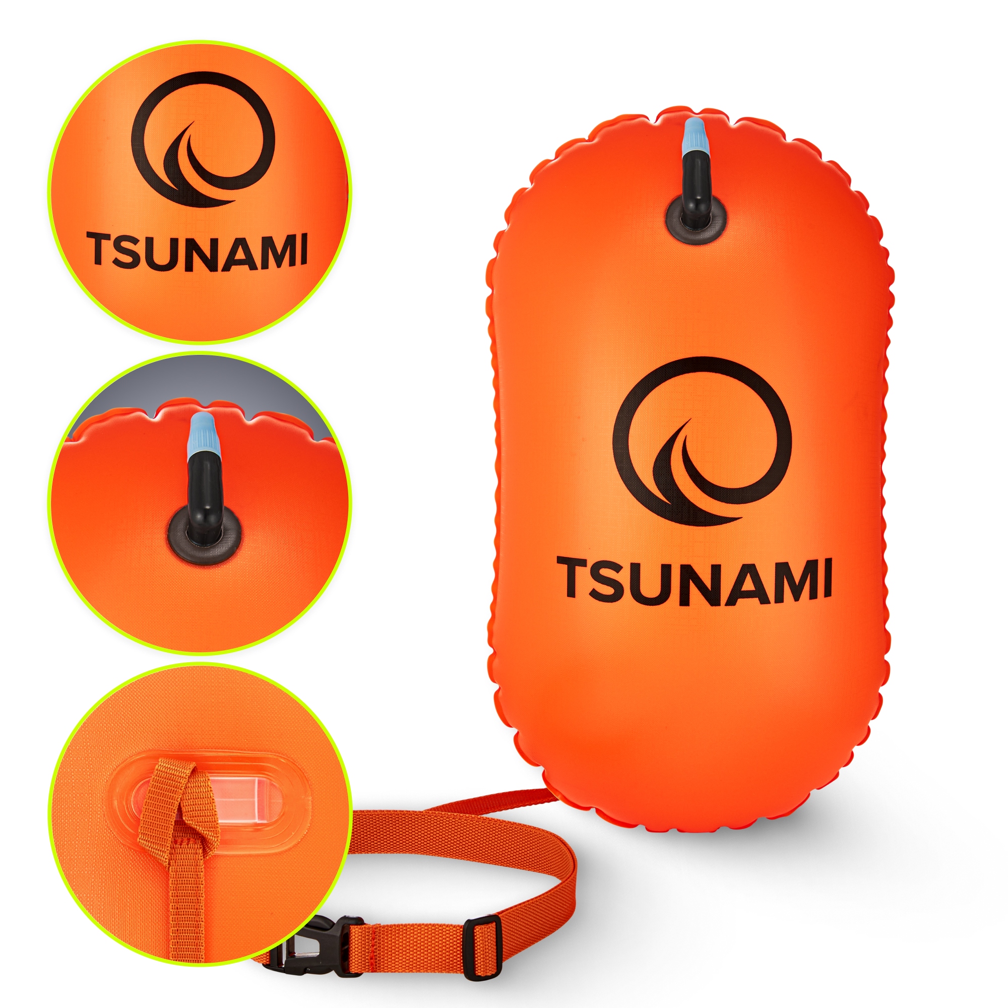 BOJKA DMUCHANA DO PŁYWANIA ASEKURACYJNA WIDOCZNOŚĆ NA WODZIE BEZPIECZEŃSTWO Stan opakowania oryginalne