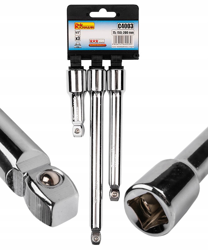 

Przedłużki Uchylne 1/2'' 3SZT Richmann C4003