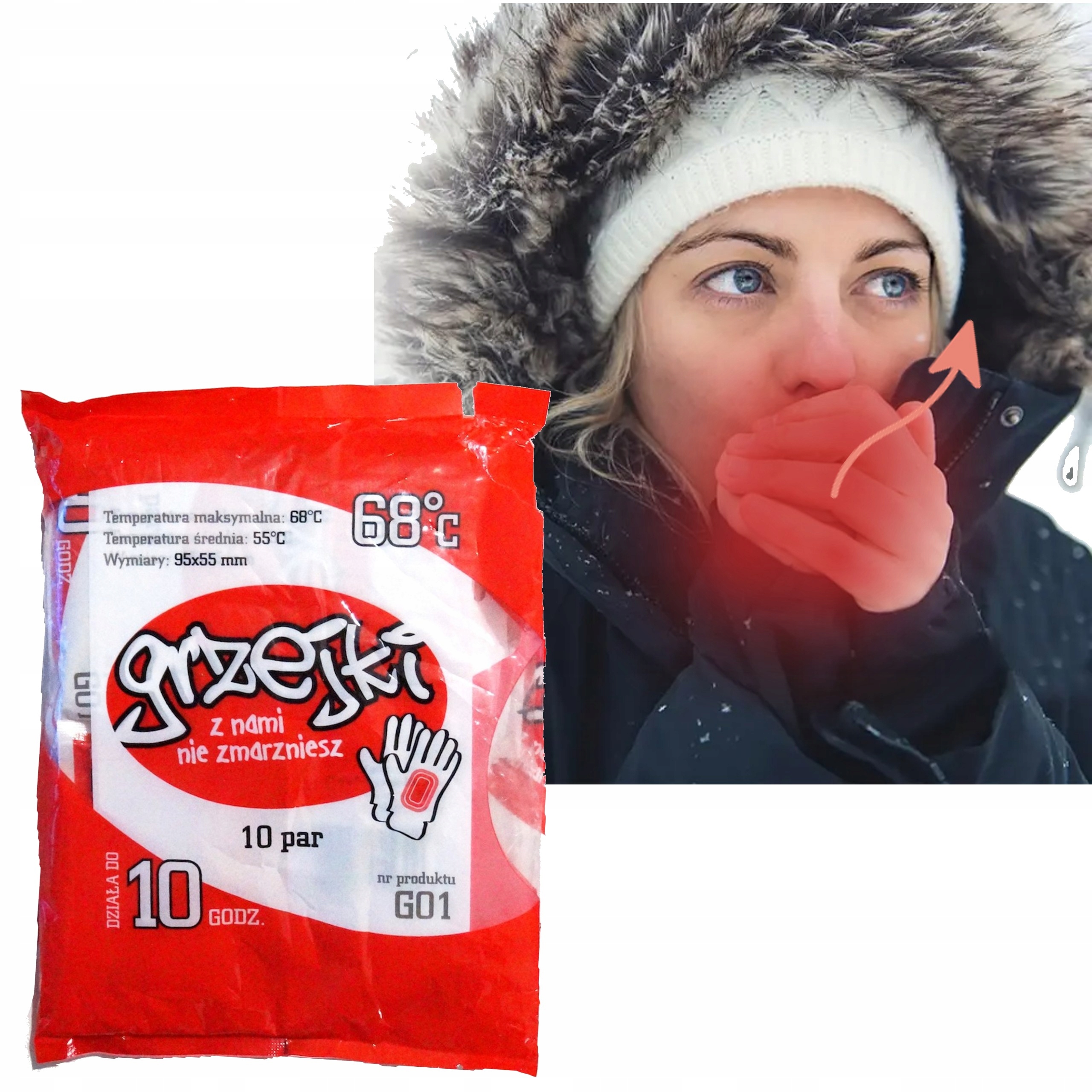 OGRZEWACZE OGRZEWACZ DO RĄK CHEMICZNE 20 SZT NA NARTY GRZEJKI NA ZIMĘ Rodzaj żelazowy