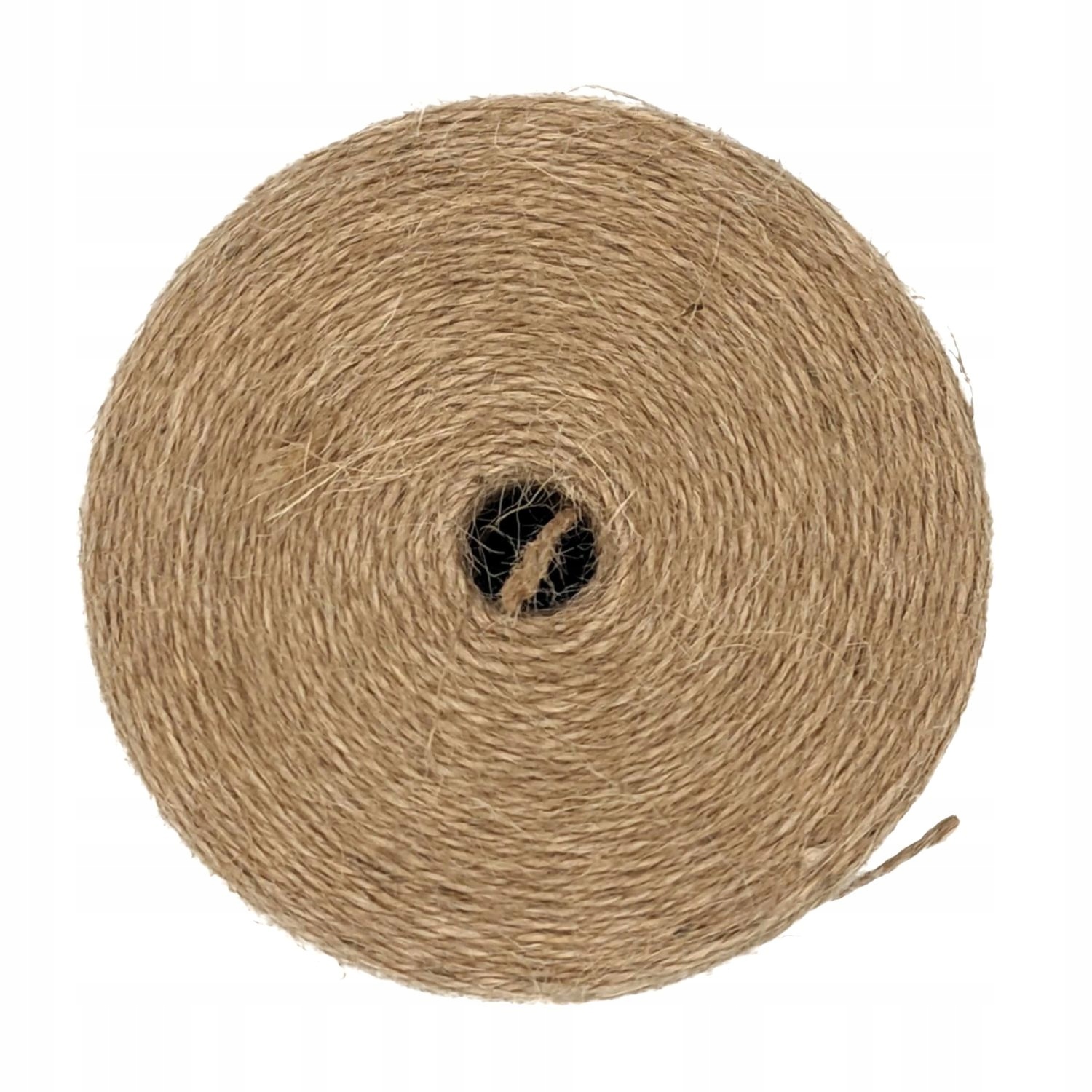 4x Jutový provázek (přírodní) 2 mm 2 nitě 900 m 1 kg