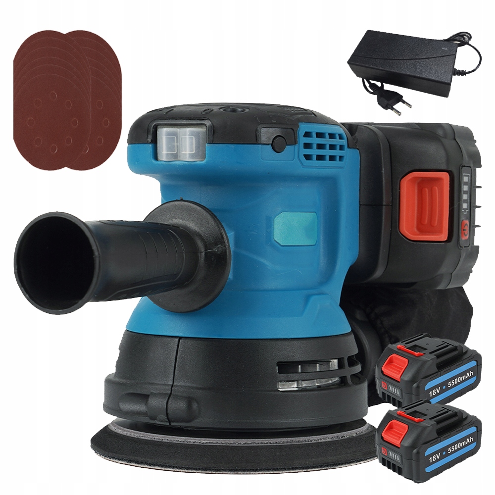 Bezdrátová Bruska 300 W, 3 Rychlosti, Ergonomická Pro Leštění Aut