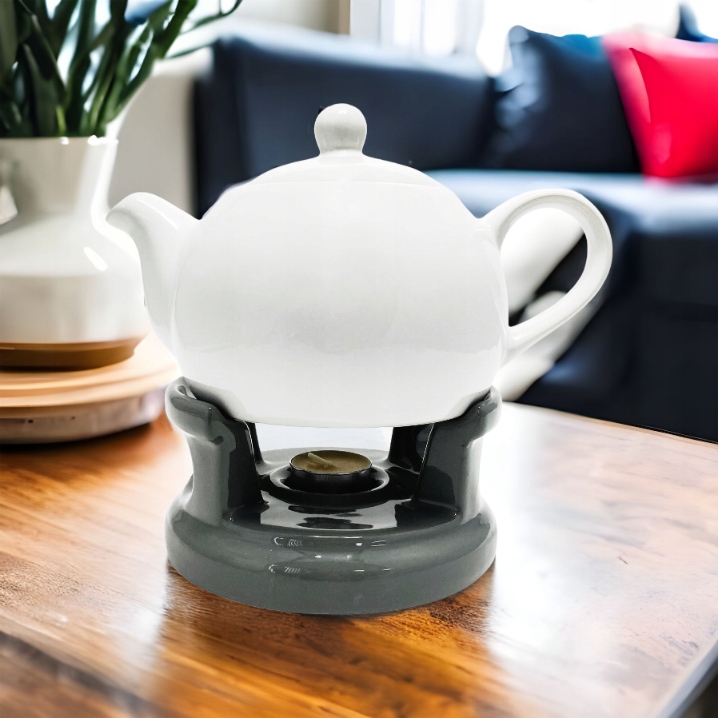 DZBANEK Z PODGRZEWACZEM 1L BL-T-50 imbryk na podgrzewaczu Marka Tragar