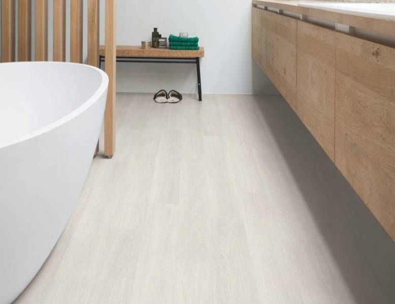 Panele Podłogowe Dąb Estate jasnoszary Wodoodporne AC4 8 mm 1.72m2 Producent Quick-step